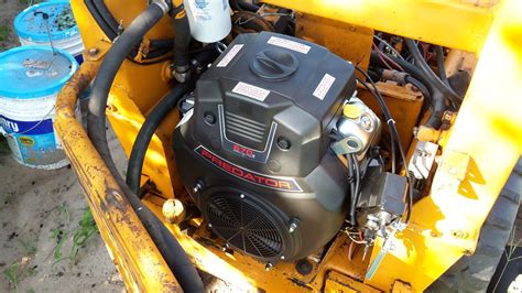 predator engine in skid steer|Skid Steer engine replacement with Predator 670cc Part 2.